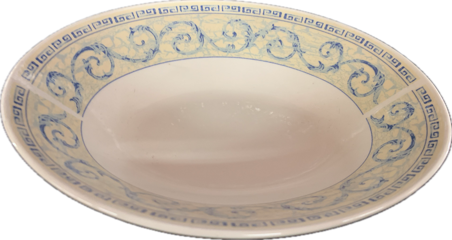 BAKER OVAL 22cm - ACANTHUS BLUE - JOHNSON BROTHERS
