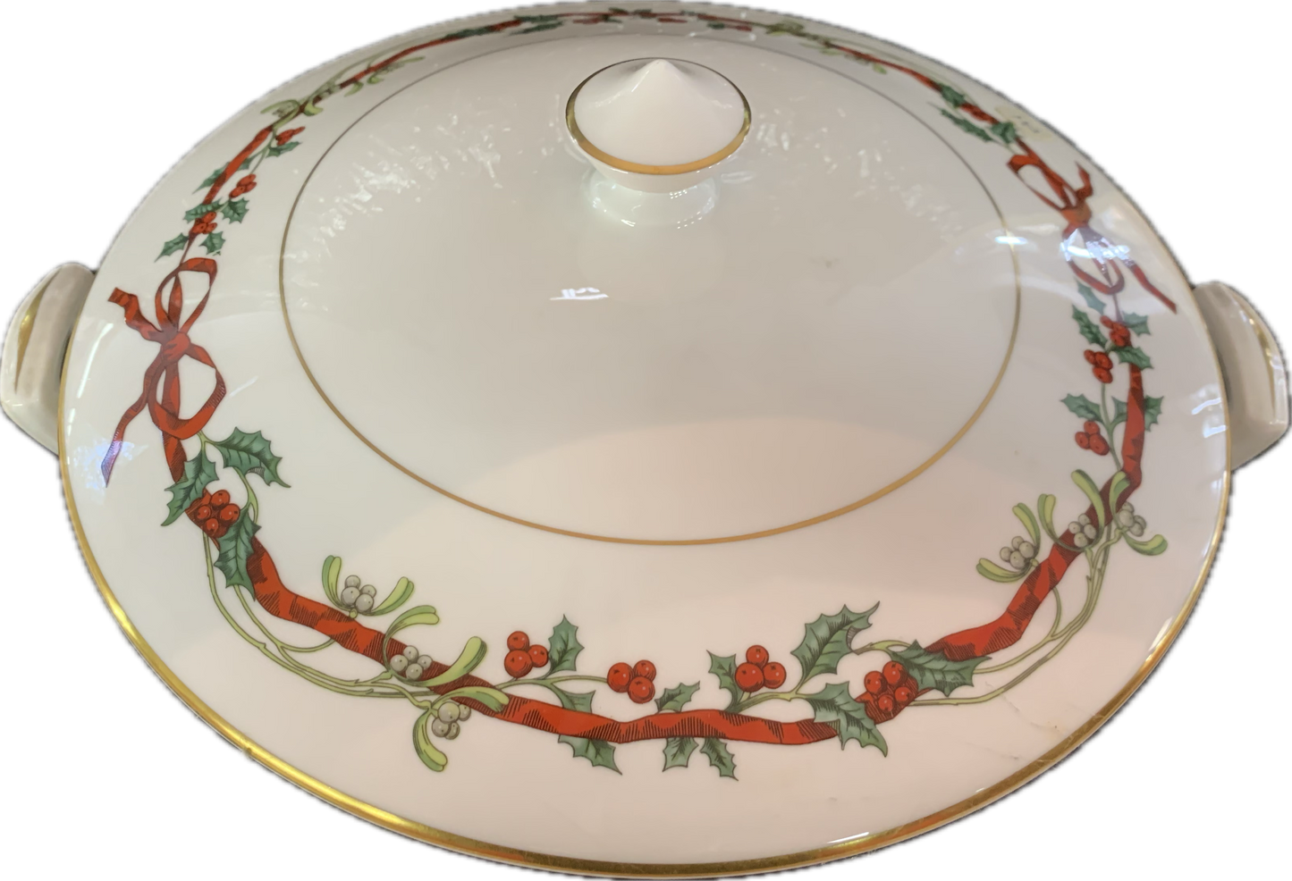 RAGOUT M.DECKEL 1,6l - HOLLY RIBBONS - ROYAL WORCESTER