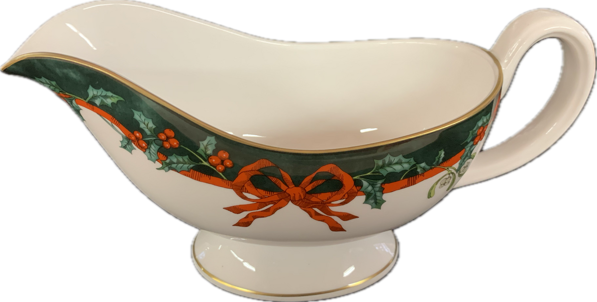 SAUCIERE-OBERTEIL - HOLLY RIBBONS GRÜN - ROYAL WORCESTER