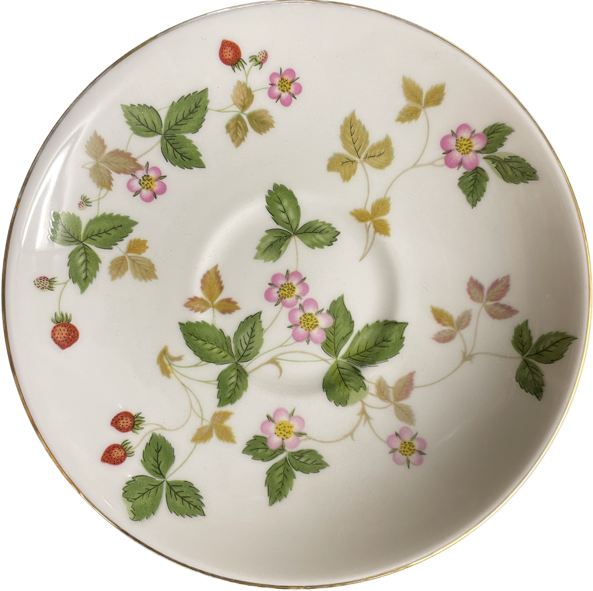 Kaffeetasse/Teetasse mit Untertasse - Wild Strawberry - Wedgwood