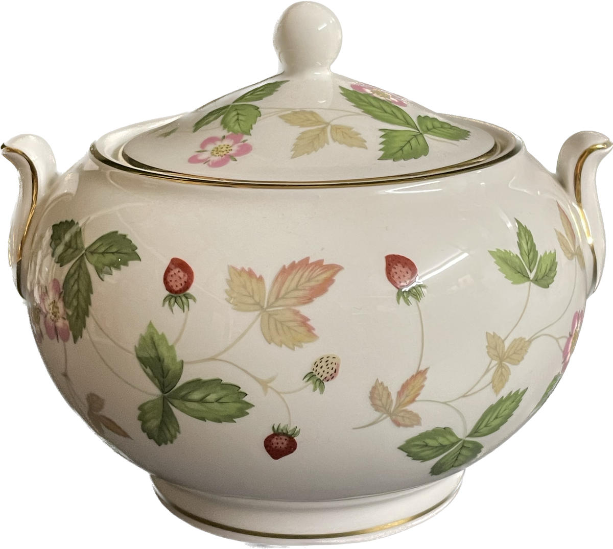 Zuckerdose - Wedgwood Wild Strawberry