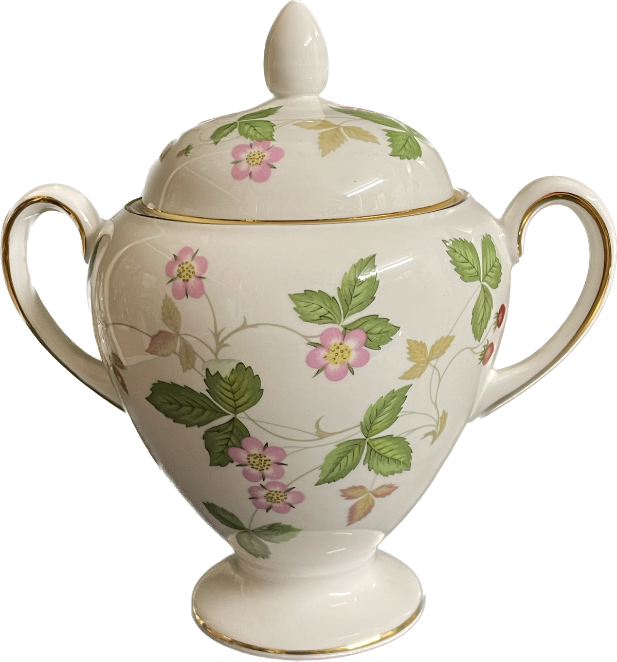 Zuckerdose - Wedgwood Wild Strawberry