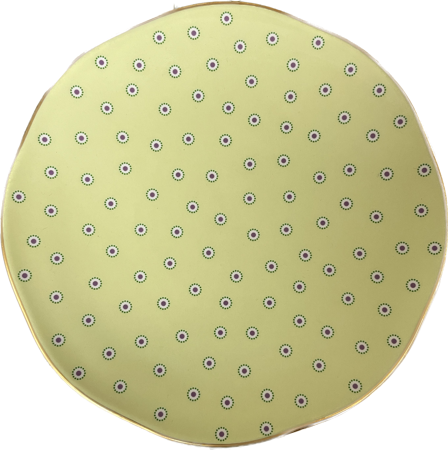 Plate 15cm green - Wedgwood Polkadot