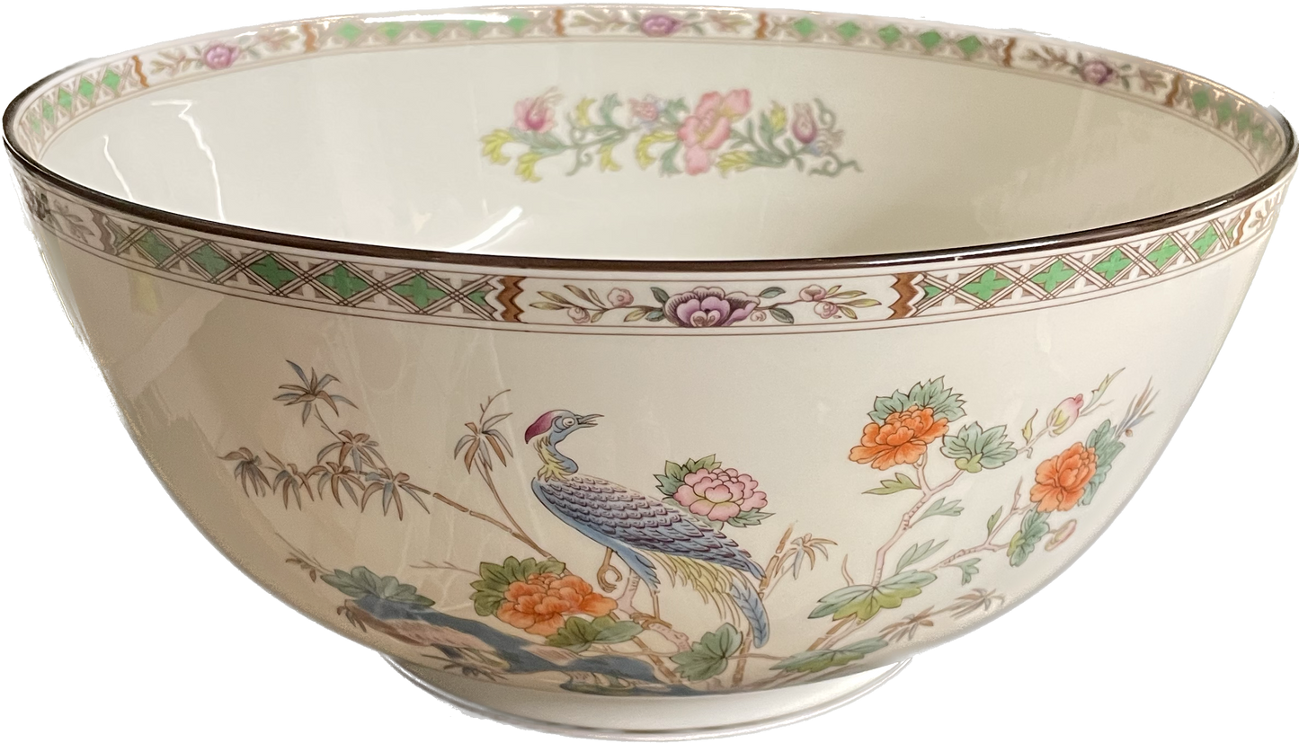 Bowl round 25cm - Wedgwood Kutani Crane