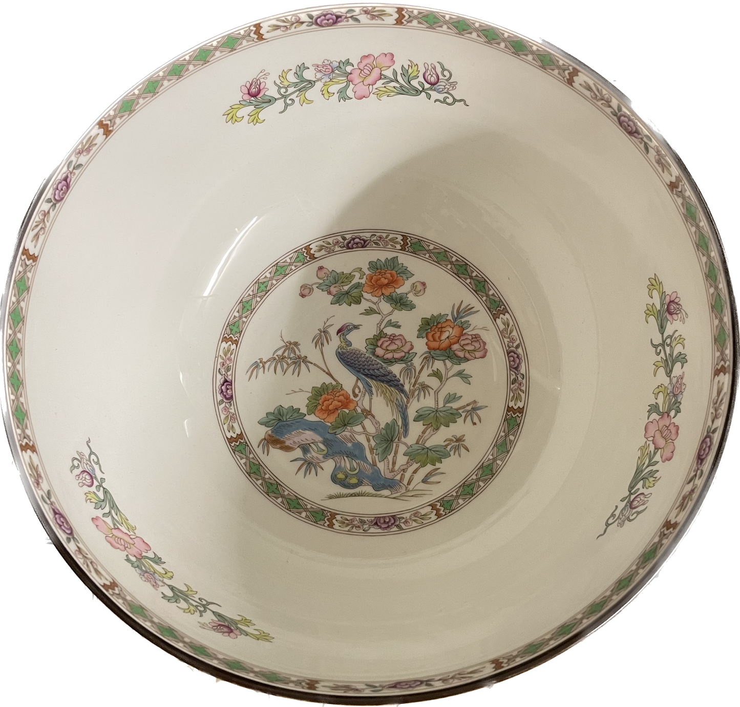 Bowl round 25cm - Wedgwood Kutani Crane