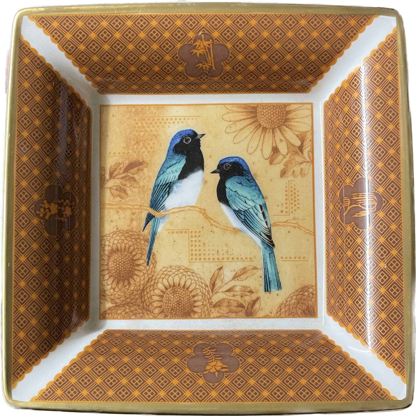 Schale quadratisch 10cm - Royal Worcester Kyoto
