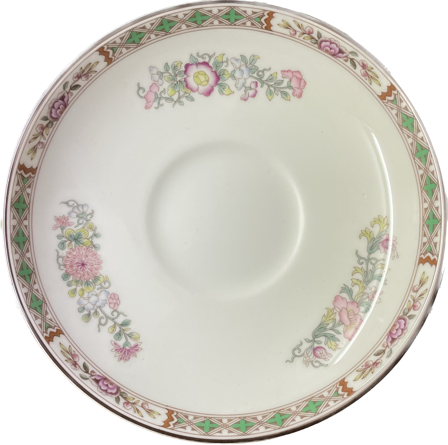 Kaffee/Tee Untertasse - Wedgwood Kutani Crane