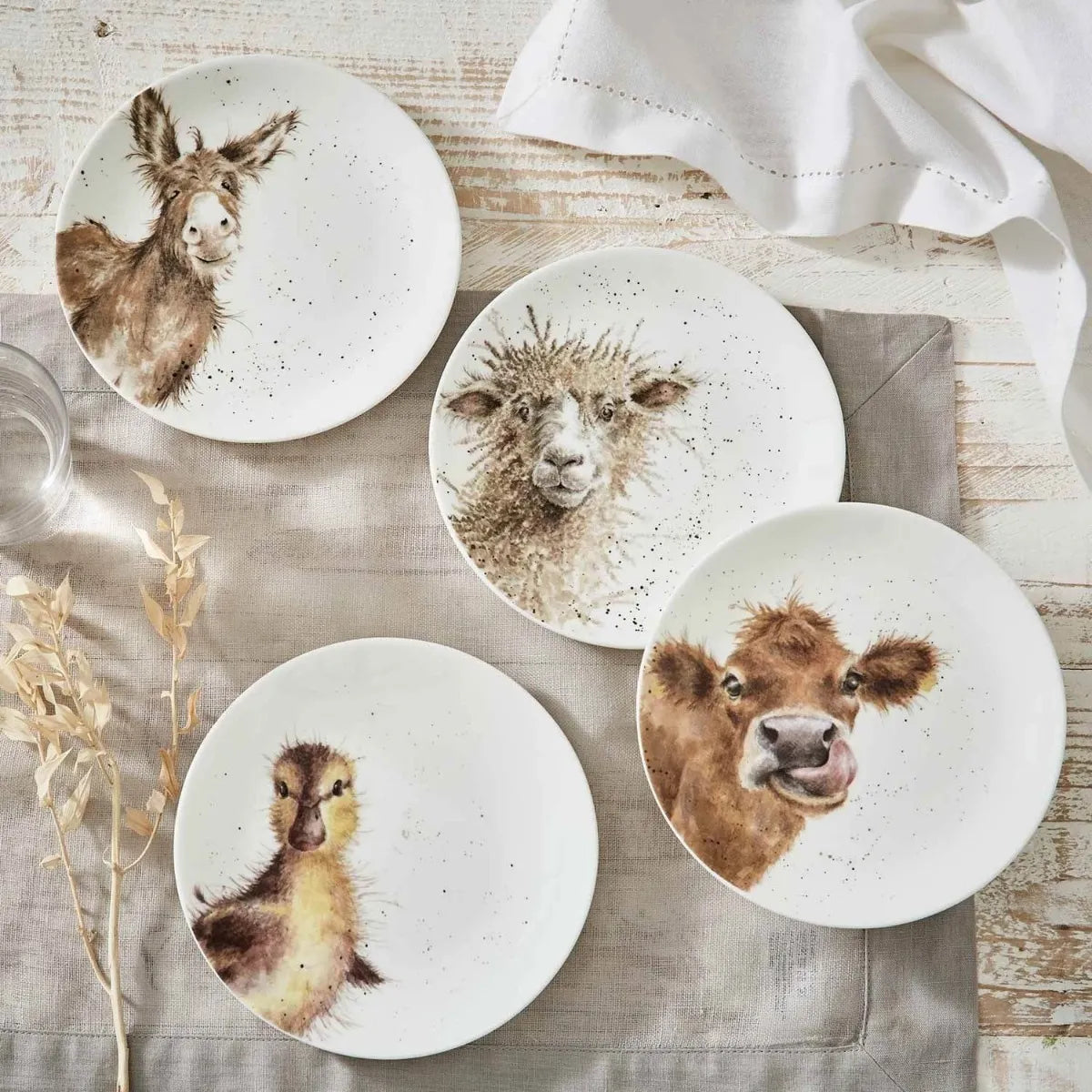 Wrendale Designs Set of 4 Plates