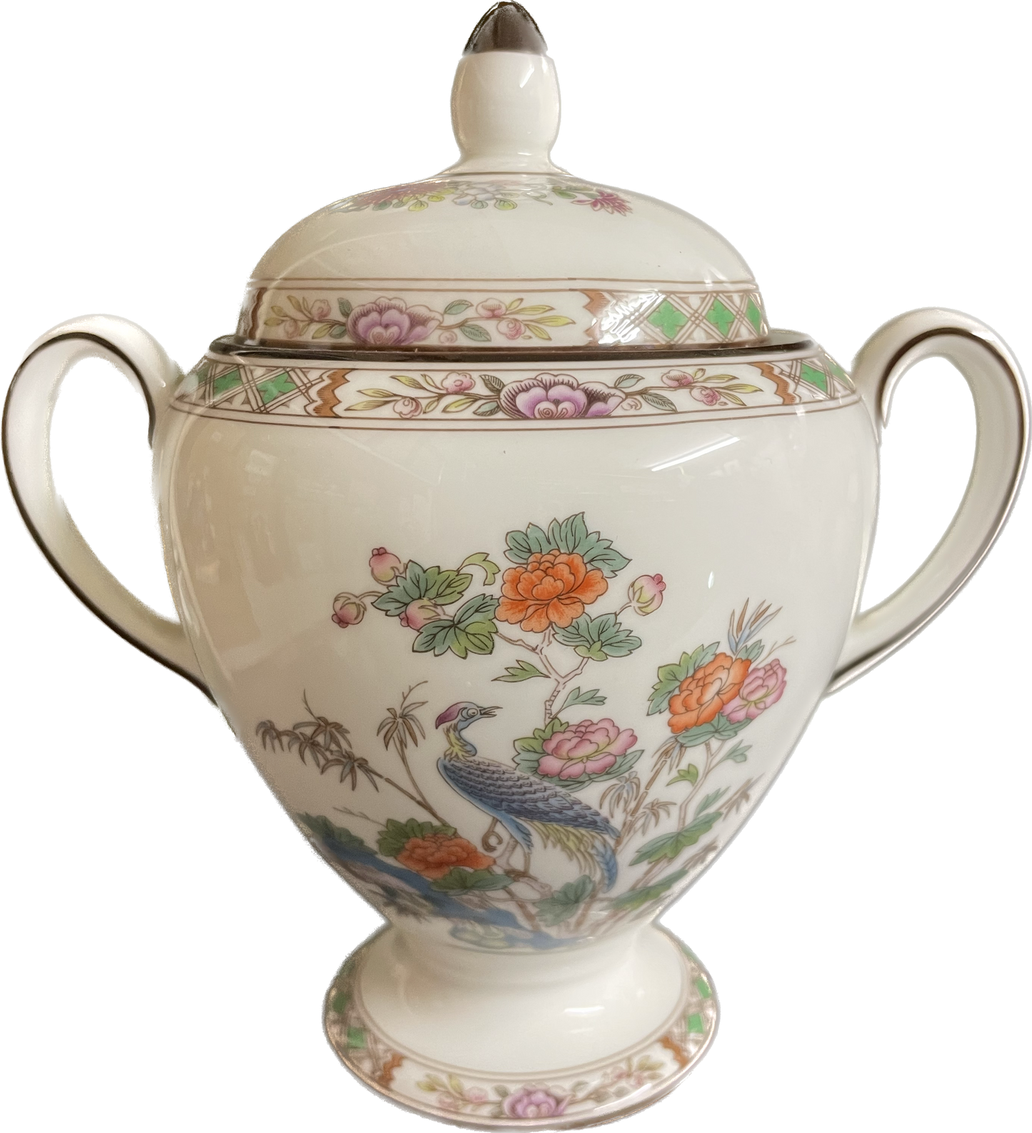 Sugar bowl - Wedgwood Kutani Crane