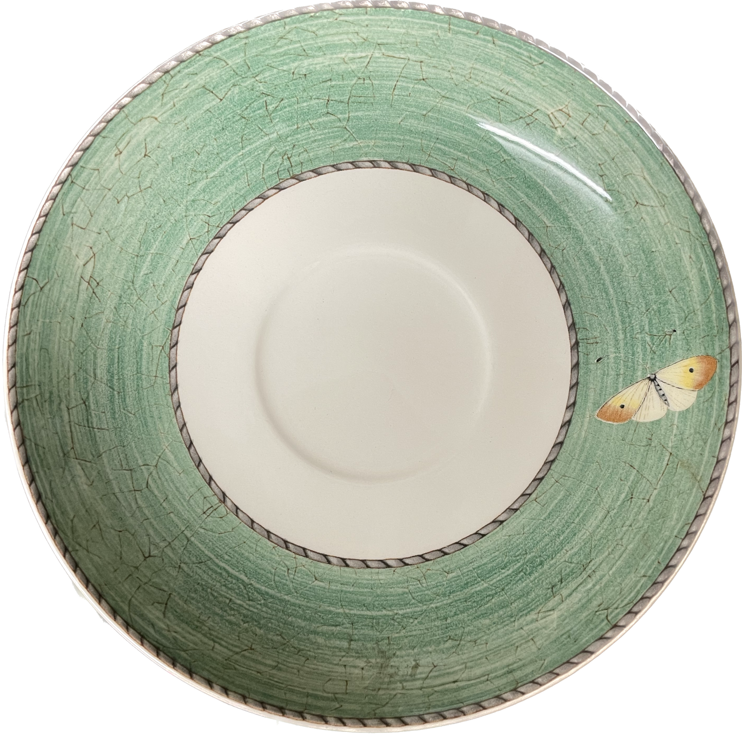 Frühstücks Untertasse grün - Wedgwood Sarah's Garden