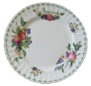 TELLER FLACH 20cm *PEACHES