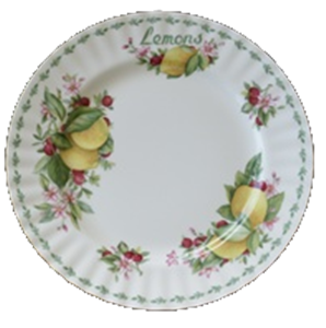 TELLER FLACH 20cm *LEMONS