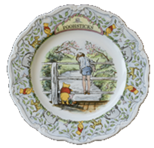TELLER FLACH 20cm *POOHSTICKS