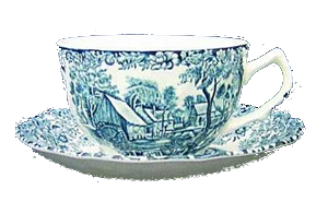 KAFFEETASSE M. U. *M.ST.BLAU