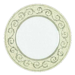 TELLER FLACH 27cm - ACANTHUS CREAM - JOHNSON BROTHERS
