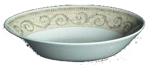 BAKER OVAL 22cm ACANT.CREAM