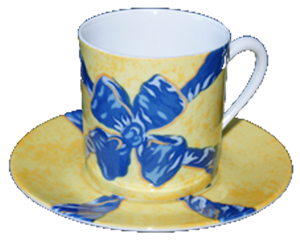 MOKKATASSE M.U. RUBANS/BLAU