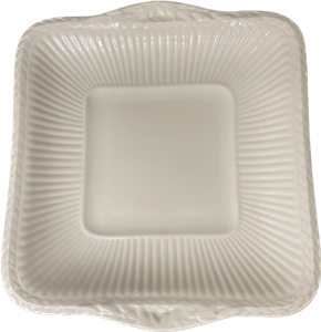 Square cake plate - Wedgwood Edme Plain