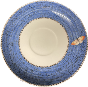 Frühstücks Untertasse blau - Wedgwood Sarah's Garden