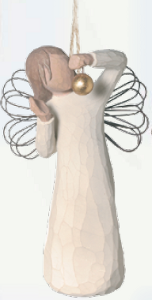 Angel Of Wonder Ornament - Willow Tree Engel Enesco