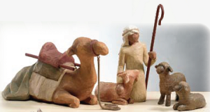 Shepherd & Stable Animals - Willow Tree Figur Enesco