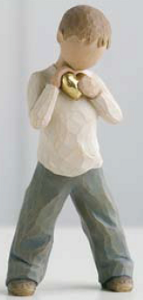 Heart Of Gold - Boy - Willow Tree Figur Enesco
