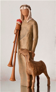 Zampognaro (Shepherd with bagpipe) - Willow Tree Figur Enesco