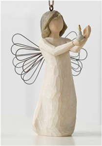 Angel Of Hope Ornament - Willow Tree Angel Enesco