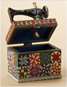 Create A Life Sew Beautiful (Sewing Machine Hinged Box)