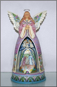 He Lives (Musical Easter Angel With Revolving Lighted Triple Sce