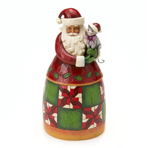 Christmas Cheer Is Here (Santa With Cat Classic)