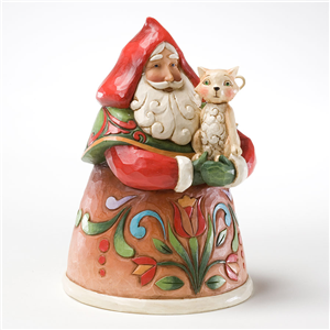 Purrfect Christmas (Small Santa With Cat)