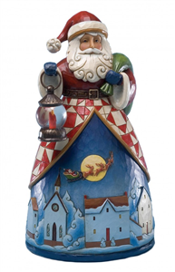 And To All A Good Night (Santa With Night Village Scene) N