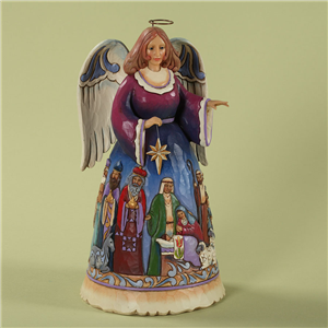The Night When Christ Was Born (Angel With Nativity Scene) N