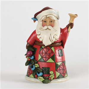 Glad Tidings (Small Santa With Bell)