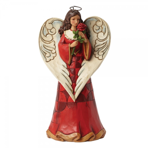 Blessed Is Love In Bloom (Love Angel With Rose)