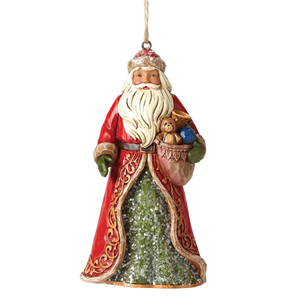 Victorian Santa Hanging Ornament N