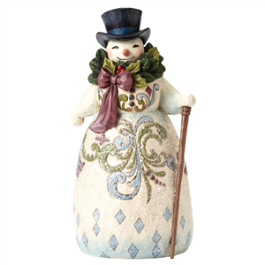 Be Joyful Always (Victorian Snowman)
