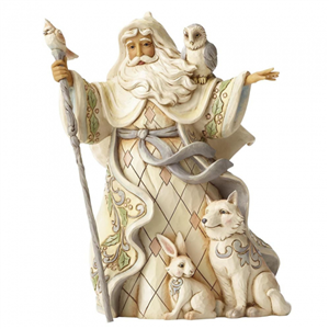 One Love For All (White Woodland Santa With Cane)