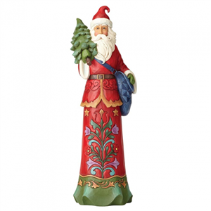 Filling Tall Orders (Tall Santa With Tree)