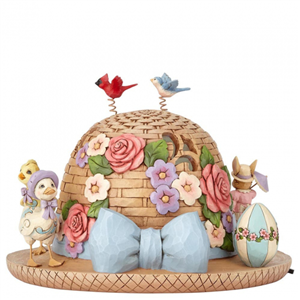Bonnet Of Easter Blessings (Lit Easter Bonnet Centerpiece) N