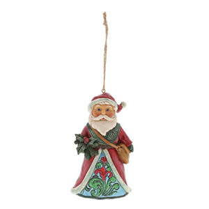 Winter Wonderland Santa Holly (Hanging Ornament)
