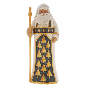 Season So Splendid (Black & Gold Santa With Staff)