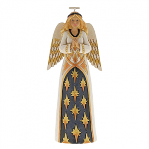 Gracious Greetings (Black & Gold Praying Angel)
