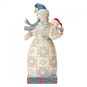 Bundled In Love (Snowman With Snowbaby) N