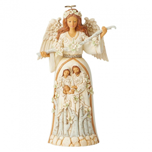 Breath Of Heaven (White Woodland Angel With Animals) N