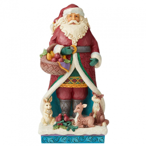 A Festive Forage (Winter Wonderland Santa With Animals) N