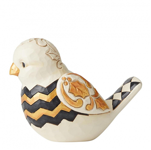Winged Winter Wonder (Black & Gold Pint Sized Winter Bird) N