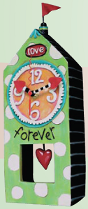 Forever Love House Clock