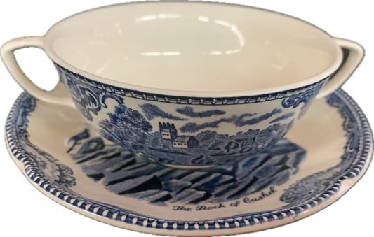 SUPPENTASSE M.U. * - OLD BRITAIN CASTLES BLAU - JOHNSON BROTHERS